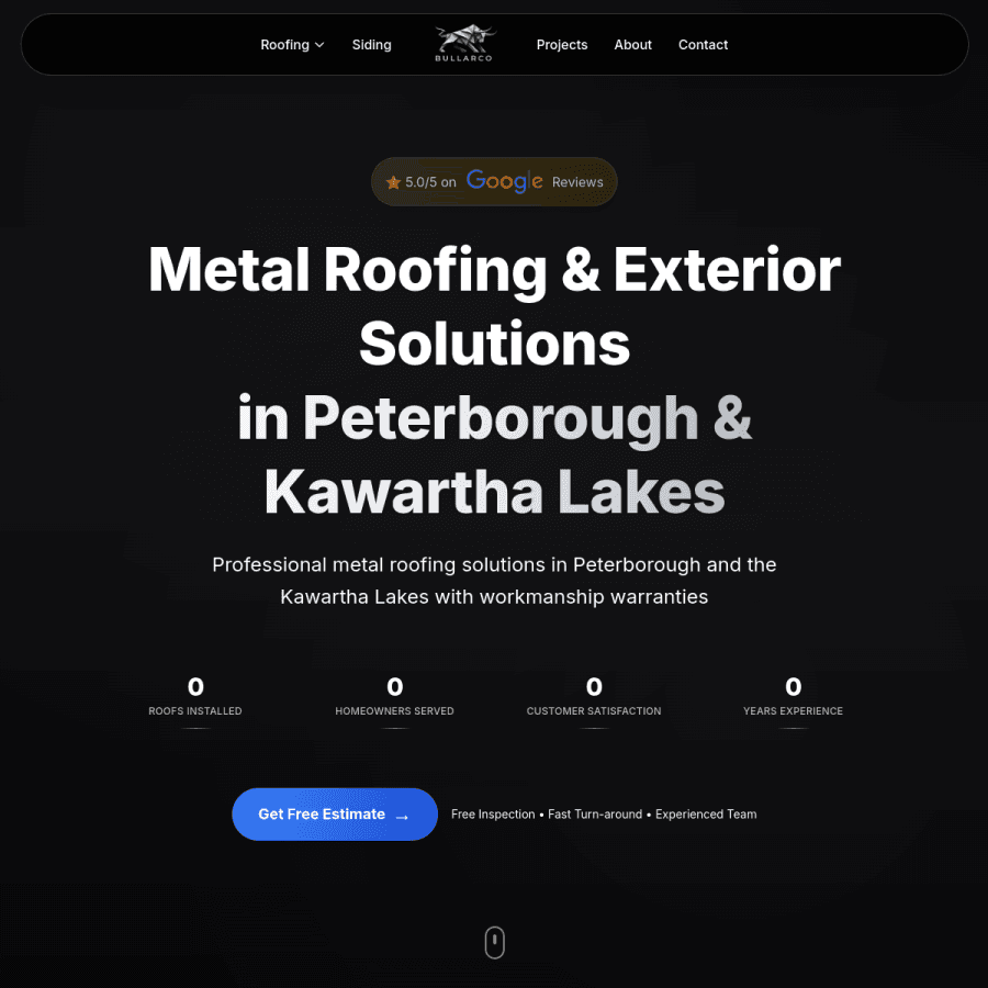 Bullarco website preview
